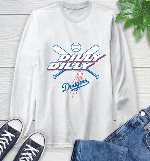 MLB Los Angeles Dodgers Dilly Dilly Baseball Sports Long Sleeve T-Shirt