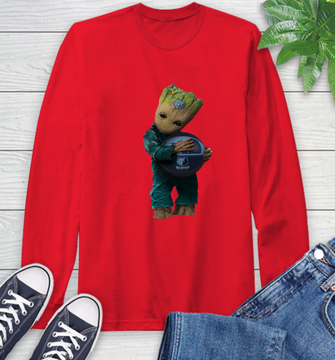 NBA Groot Guardians Of The Galaxy Basketball Sports Memphis Grizzlies Long Sleeve T-Shirt 10