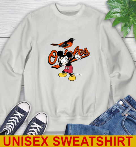 Baltimore Orioles MLB Baseball Dabbing Mickey Disney Sports Sweatshirt 5