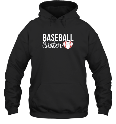 Baseball Sister Shirt Baseball Gifts For Baseball Fans Hoodie