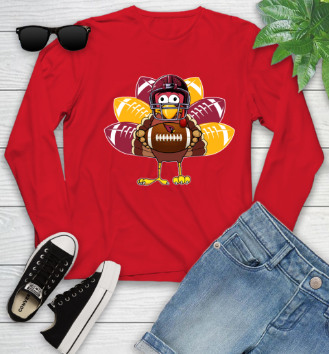 Arizona Cardinals Turkey Thanksgiving Day Youth Long Sleeve 11