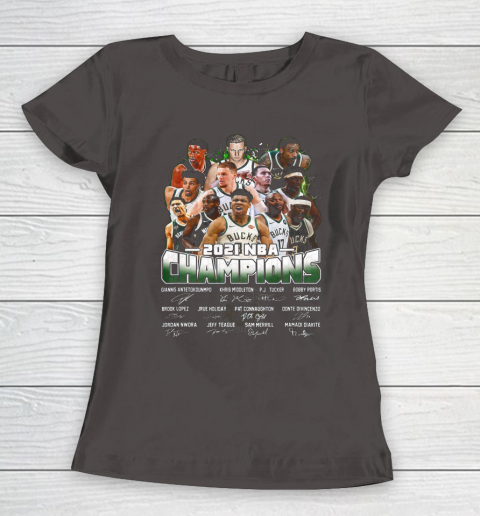 Milwaukee Bucks Championship shirt Milwaukee Basketball Bucks Finals 2021 Women's T-Shirt 7