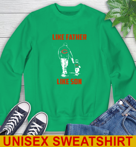Chicago Bears NFL Football Like Father Like Son Sports Sweatshirt 8