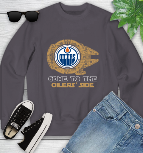 NHL Come To The Edmonton Oilers Wars Hockey Sports Youth Sweatshirt 5
