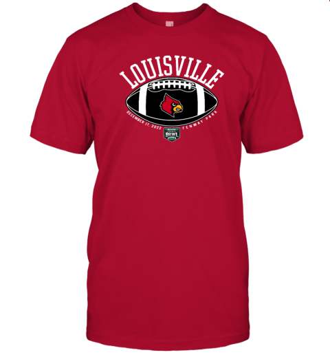 2022 Fenway Bowl Louisville Red T-Shirt