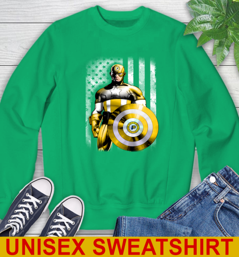 Indiana Pacers NBA Basketball Captain America Marvel Avengers American Flag Shirt Sweatshirt 8