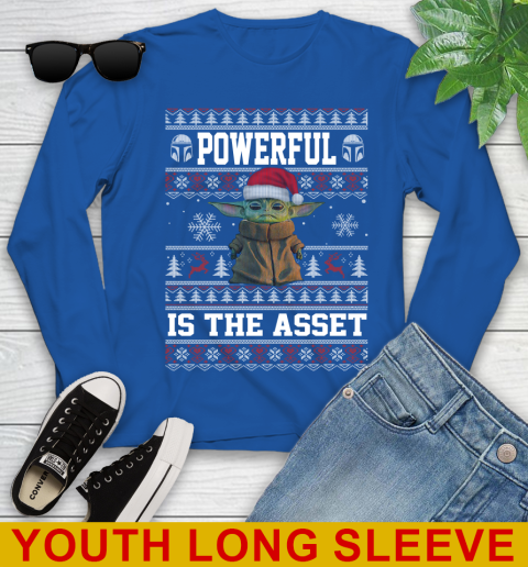Powerful Is The Asset Baby Yoda Christmas Star Wars Shirts 126