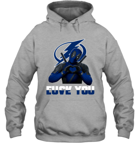 NHL Tampa Bay Lightning Deadpool Love You Fuck You Hockey Sports TRFEO7nSPnq hoodie 23 95 151514 front sport grey