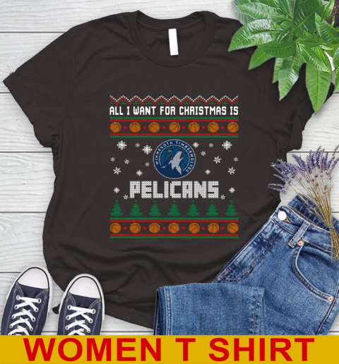 NBA Basketball All I Want For Christmas Is New Orleans Pelicans 93