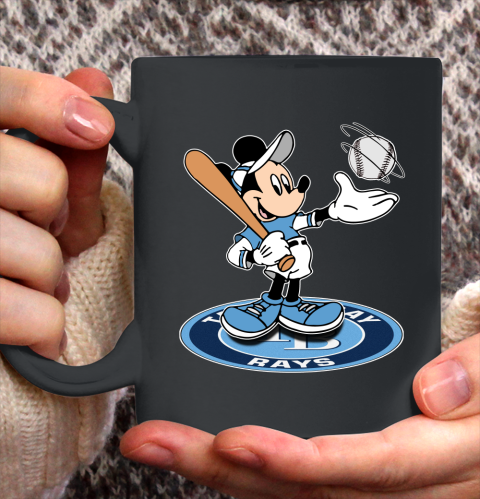 MLB Baseball Tampa Bay Rays Cheerful Mickey Disney Shirt Ceramic Mug 11oz