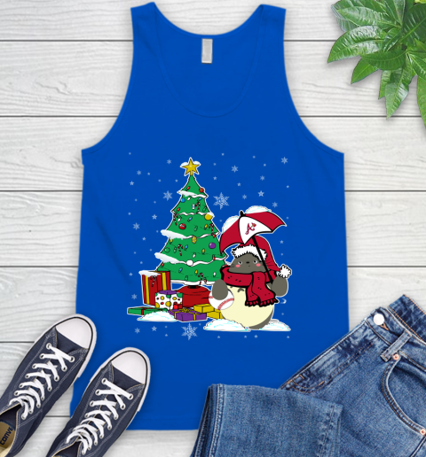 Atlanta Braves MLB Baseball Cute Tonari No Totoro Christmas Sports Tank Top 4