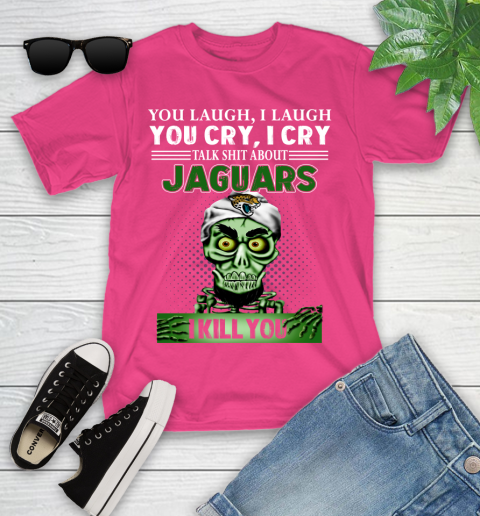 NFL Talk Shit About Jacksonville Jaguars I Kill You Achmed The Dead Terrorist Jeffrey Dunham Football Youth T-Shirt 11