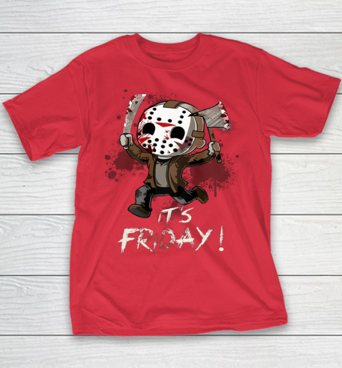 Funny Friday 13th Jason Funny Halloween Horror Youth T-Shirt 7