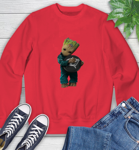 NHL Groot Guardians Of The Galaxy Hockey Sports Columbus Blue Jackets Sweatshirt 10