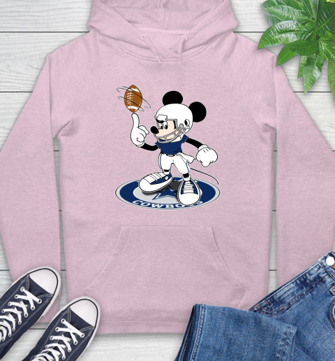 NFL Football Dallas Cowboys Cheerful Mickey Disney Shirt Hoodie 10
