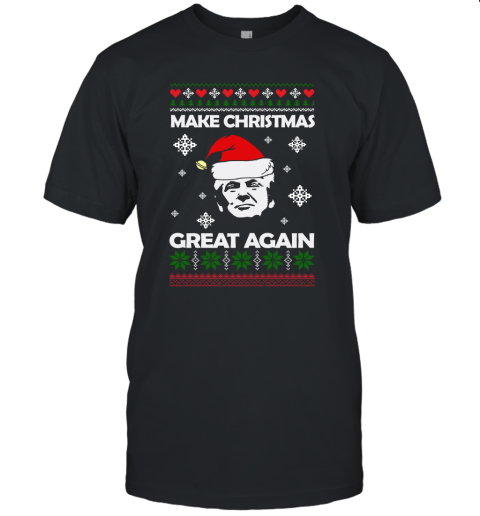 Donald Trump  Make Christmas Great Again Unisex Jersey Tee