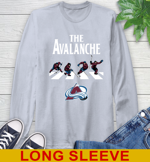 NHL Hockey Colorado Avalanche The Beatles Rock Band Shirt Long Sleeve T-Shirt 6