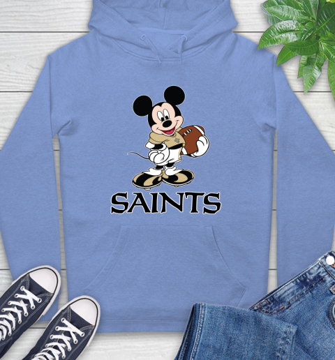 NFL Football New Orleans Saints Cheerful Mickey Mouse Shirt Hoodie 12
