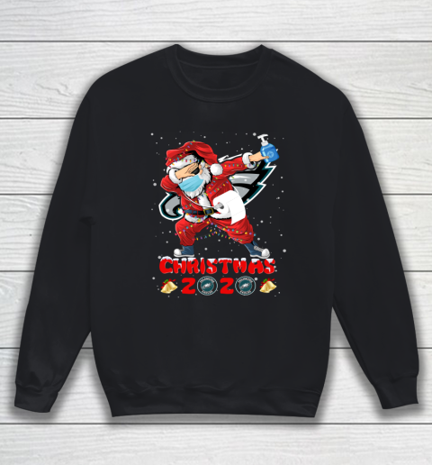 Philadelphia Eagles Funny Santa Claus Dabbing Christmas 2020 NFL Sweatshirt