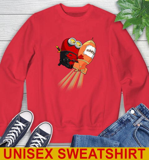 MLB Baseball San Francisco Giants Deadpool Minion Marvel Shirt Sweatshirt 12