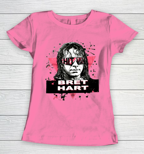 Hit man Bret Hart Hit Man WWE for fans and lovers Women's T-Shirt 9