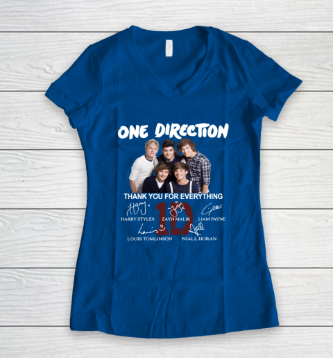 One Direction thank you for every thing Women's V-Neck T-Shirt 7