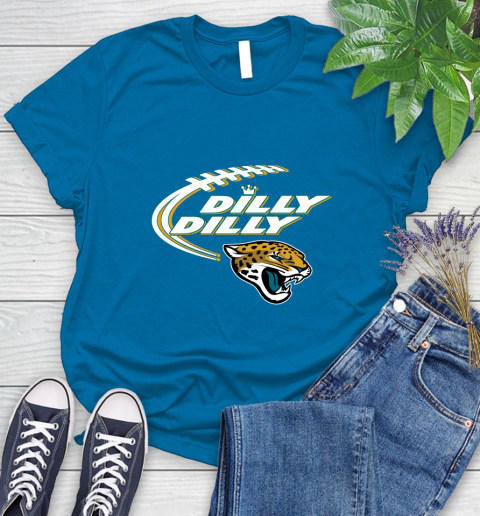 NFL Jacksonville Jaguars Dilly Dilly Football Sports Women's T-Shirt 7
