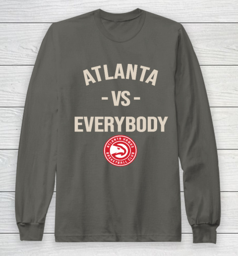 Atlanta Hawks Vs Everybody Long Sleeve T-Shirt 5