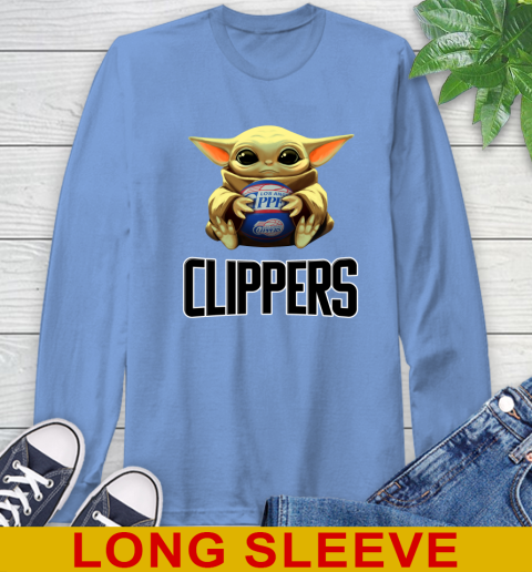 NBA Basketball LA Clippers Star Wars Baby Yoda Shirt 68