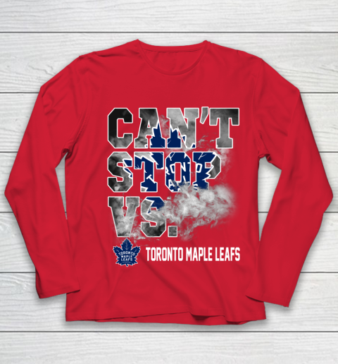 NHL Toronto Maple Leafs Hockey Can't Stop Vs Youth Long Sleeve 8