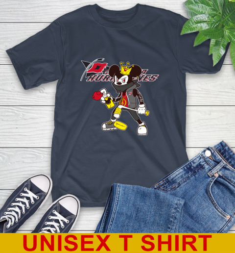 Carolina Hurricanes NHL Hockey Mickey Peace Sign Sports T-Shirt 4