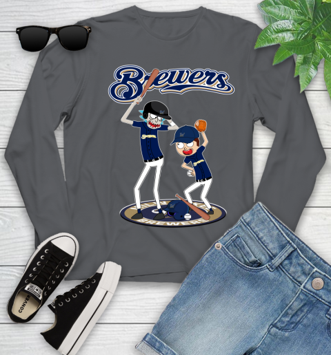 MLB Milwaukee Brewers Rick And Morty Baseball 132