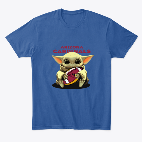 Baby Yoda Loves The Arizona Cardinals nvn1 baby yoda loves the arizona cardinals classic t shirt 2 front royal