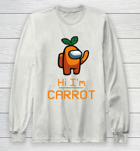 Among Us Shirt IM CARROT ORANGE AMONG A7 Long Sleeve T-Shirt 9