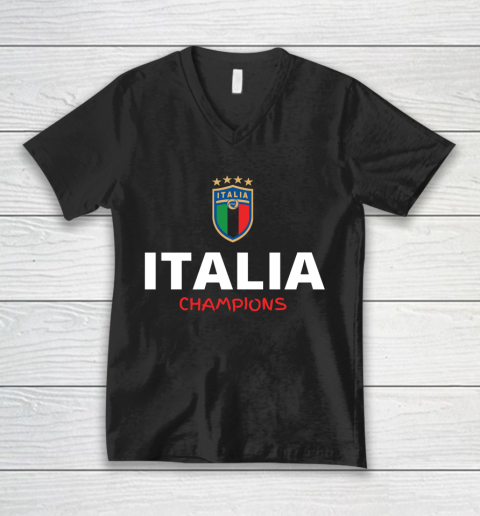 Italia Champions, Italy Euro 2020 Champions, Italy Football Team V-Neck T-Shirt