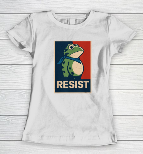 Portland Frog Protest “RESIST” Shirt Women's T-Shirt
