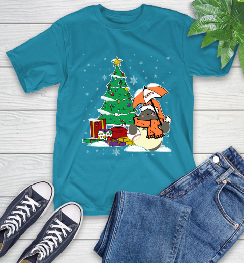 San Francisco Giants MLB Baseball Cute Tonari No Totoro Christmas Sports T-Shirt 9