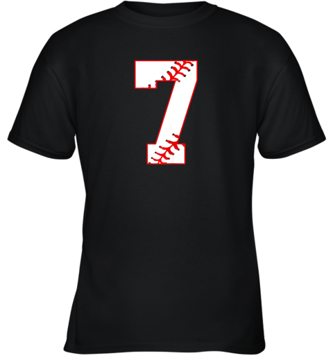 Cute Seventh Birthday Party 7th Baseball Shirt Born 2012 Youth T-Shirt