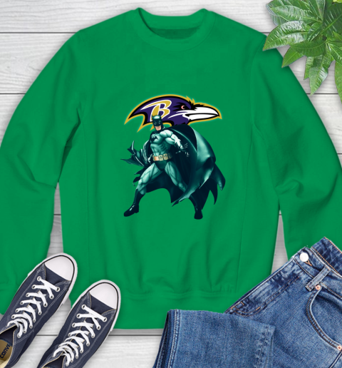 NFL Batman Football Sports Baltimore Ravens Sweatshirt 6
