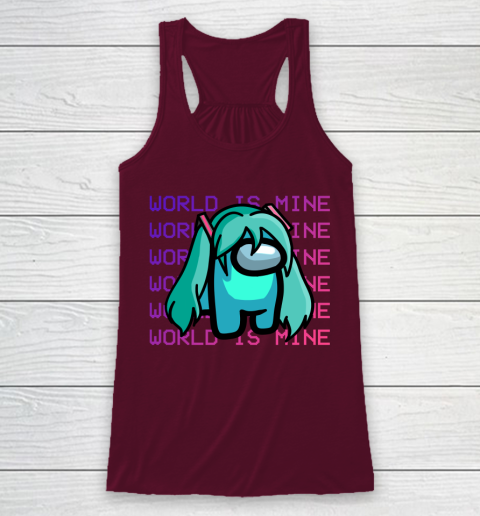 Among Us Shirt Hatsune Miku Imposter Racerback Tank 2