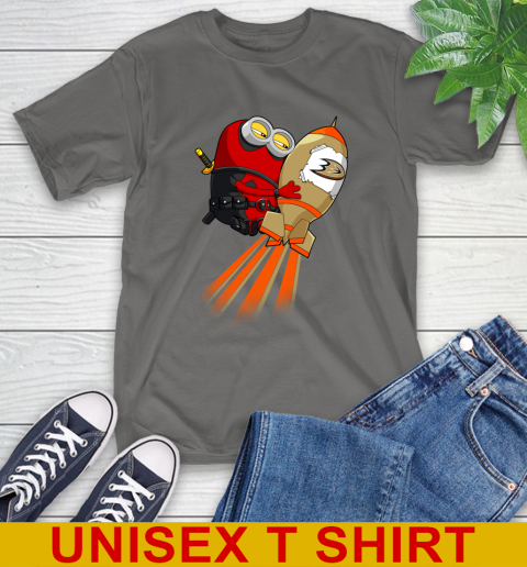 NHL Hockey Anaheim Ducks Deadpool Minion Marvel Shirt T-Shirt 10