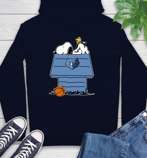 Memphis Grizzlies NBA Basketball Snoopy Woodstock The Peanuts Movie Hoodie 4