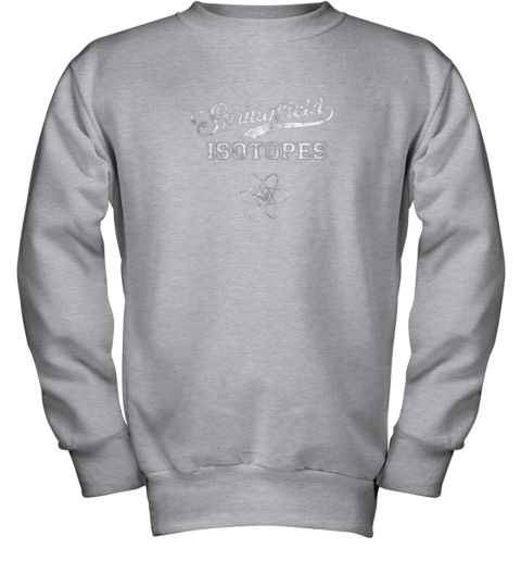 syxy springfield isotopes vintage distressed youth sweatshirt 47 front sport grey