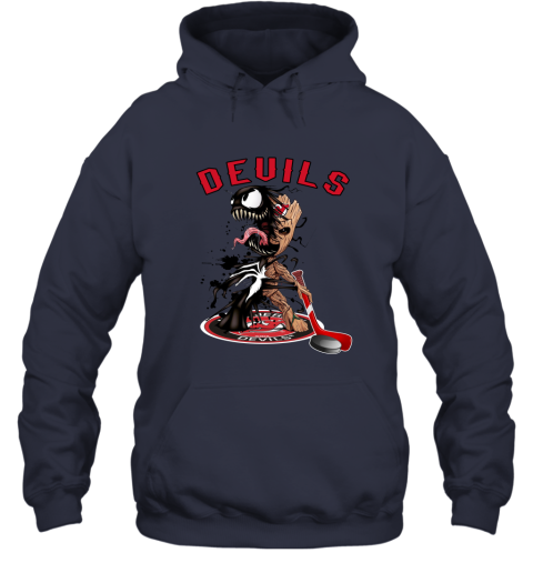 New Jersey Devils NHL Hockey Groot Marvel Guardians Of The Galaxy Youth  Sweatshirt