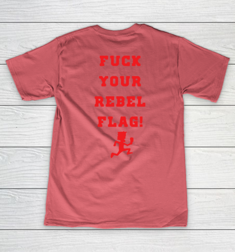 Fuck your rebel flag Women's V-Neck T-Shirt 12