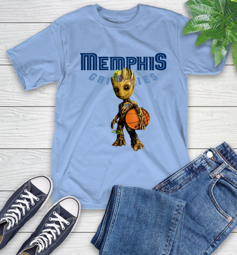 Memphis Grizzlies NBA Basketball Groot Marvel Guardians Of The Galaxy T-Shirt 11