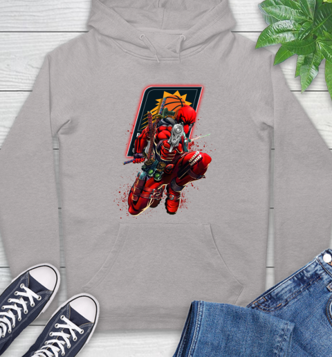 NBA Deadpool Marvel Comics Sports Basketball Phoenix Suns Hoodie 12