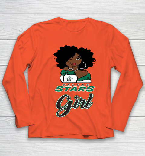 Dallas Stars Girl NHL Youth Long Sleeve 4