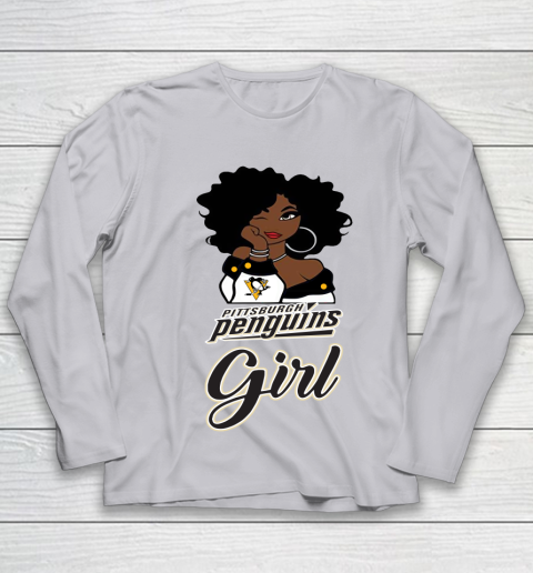Pittsburgh Penguins Girl NHL Youth Long Sleeve 5