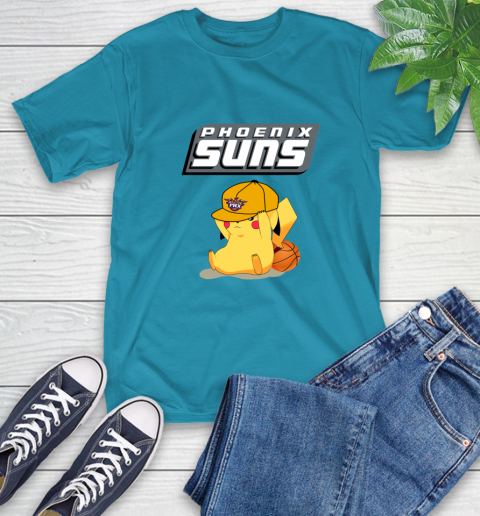 NBA Pikachu Basketball Sports Phoenix Suns T-Shirt 8